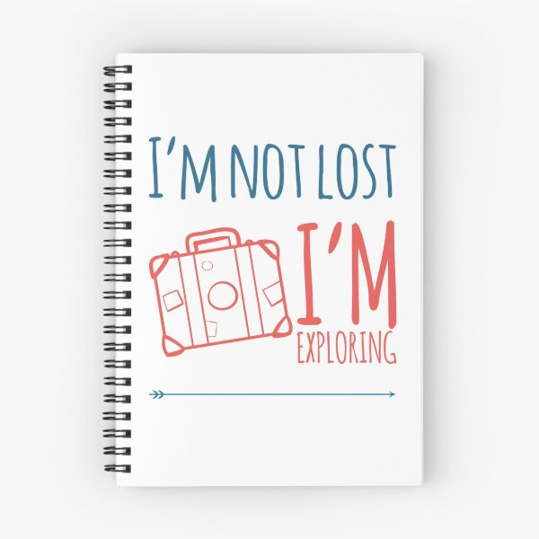 Item preview, I'm Not Lost I'm Exploring Suitcase designed and sold by HppyStrngHelthy.