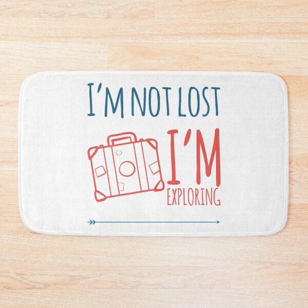 Item preview, I'm Not Lost I'm Exploring Suitcase designed and sold by HppyStrngHelthy.