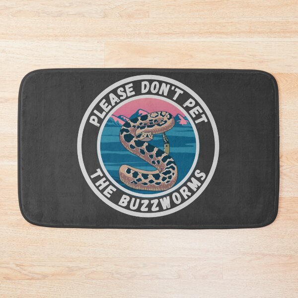 Item preview, Please Don't Pet The Buzzworms Funny Rattlesnake designed and sold by MojaveTradePost.
