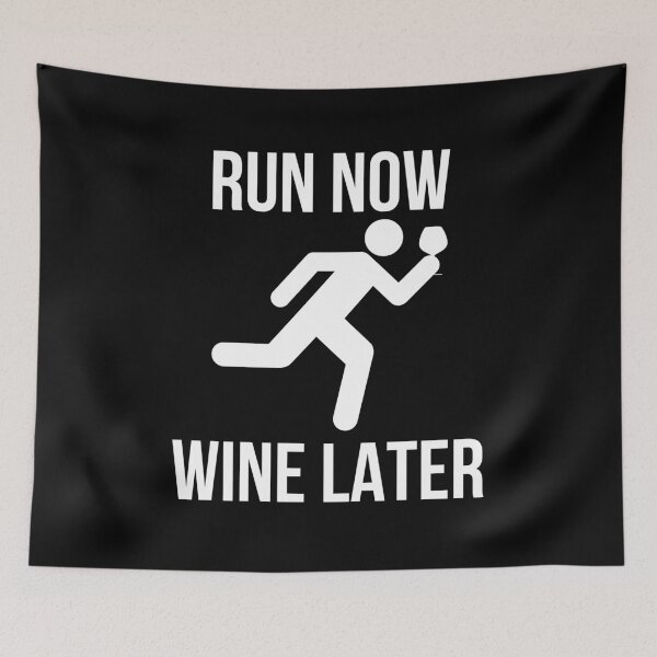 Item preview, Run Now Wine Later designed and sold by syarifahrasul.