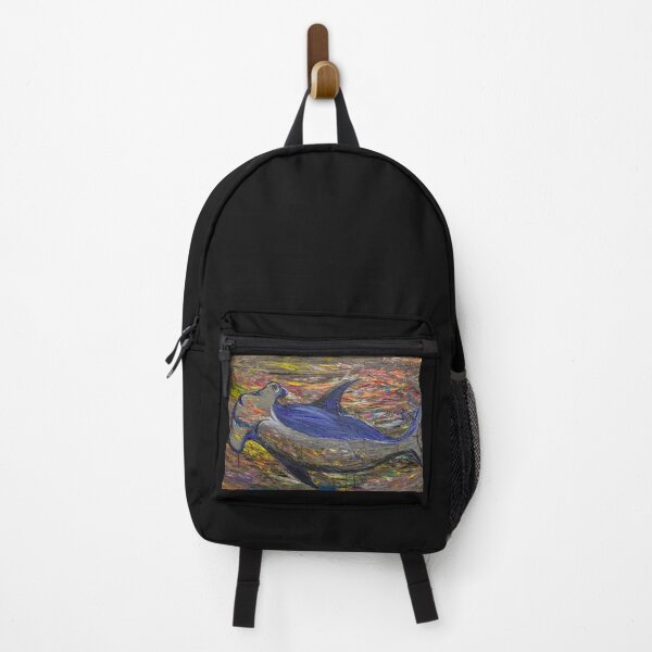 Item preview, Just Keep Swimming (Hammerhead Shark)! designed and sold by Adventures in Expression - Rebecca Weeks.