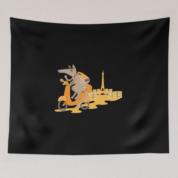 Item preview,  Backpacking Aussie Numbat in Paris designed and sold by jazzydevil.