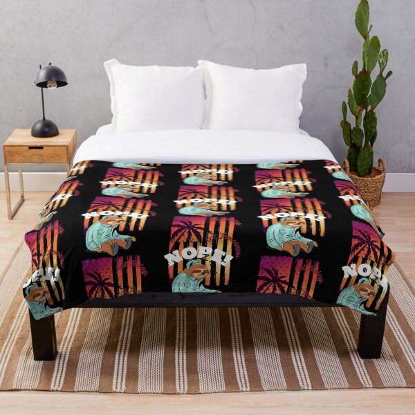 Item preview, Hoy no, NOPE (perezoso dormido, bandera del atardecer) designed and sold by ePeraleza.