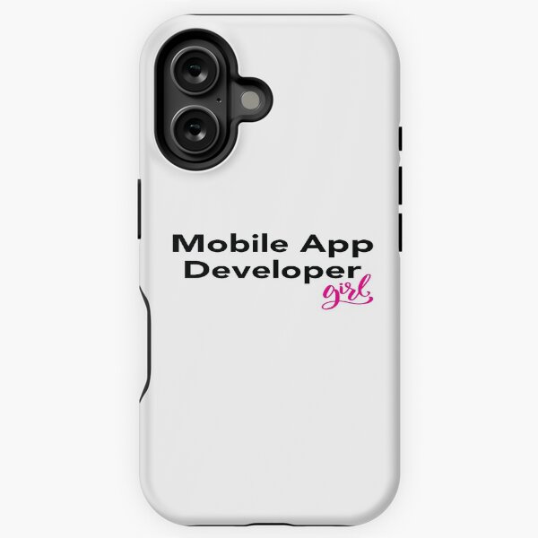 Artikel-Vorschau von Mobile App-Entwicklermädchen, designt und verkauft von WordsGamersUse.
