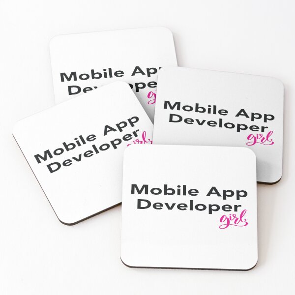 Item preview, Mobile App Developer Girl designed and sold by WordsGamersUse.