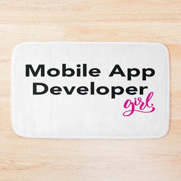 Item preview, Mobile App Developer Girl designed and sold by WordsGamersUse.