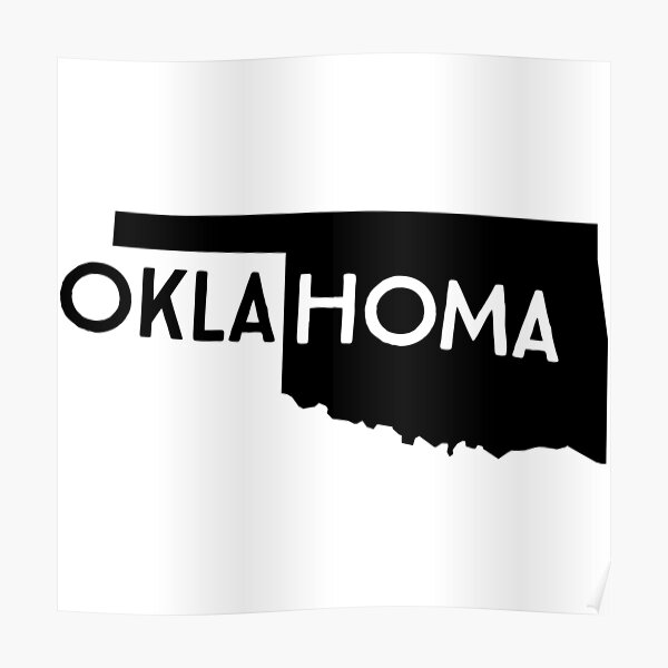 “Oklahoma” Poster for Sale by whereables | Redbubble