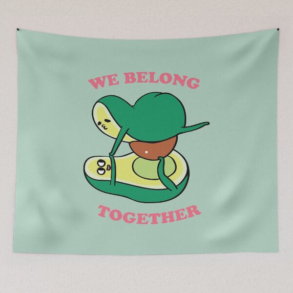 Item preview, We Belong Together Avocado Yoga designed and sold by Huebucket.