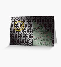 221 Beware Greeting Card
