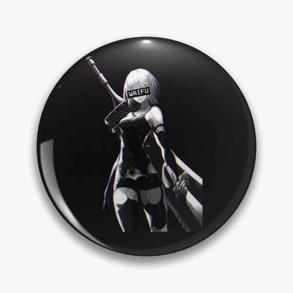 Aperçu de l'œuvre 2B Waifu Autocollant créée et vendue par LydaBoyle.