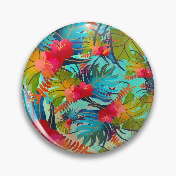 Item preview, Bright Tropical Floral Print B designed and sold by Makanahele.