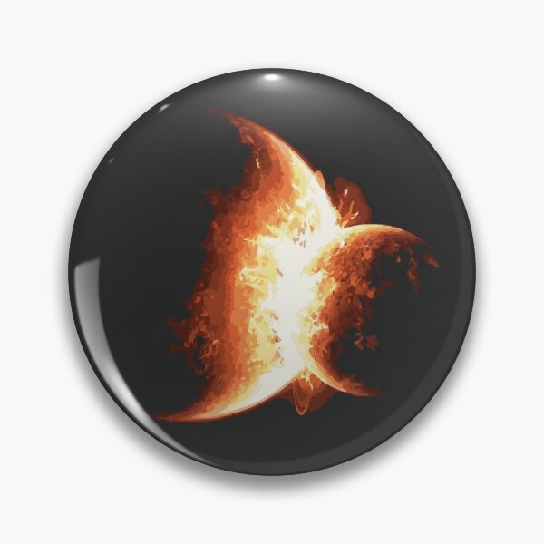 Item preview, Artistic collision between two planets  designed and sold by AhmedBuhaisi.