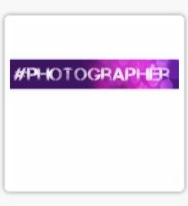 #Photographer Sticker