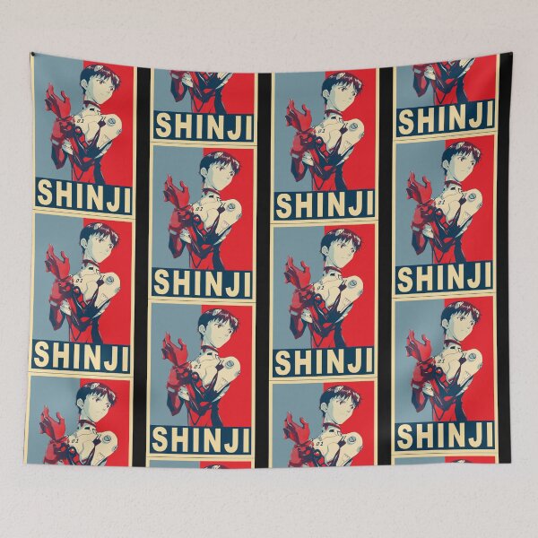 Item preview, Affiche de Shinji Ikari T-shirt classique designed and sold by LydaBoyle.