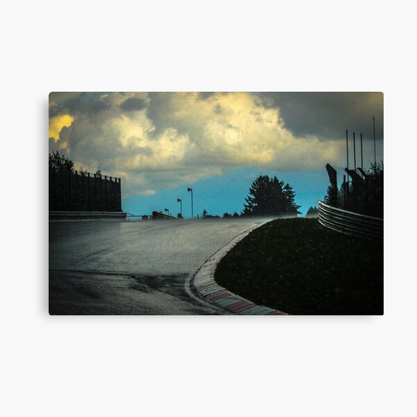 Wet Nordschleife Canvas Print