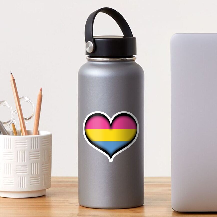 Pansexual Heart Sticker