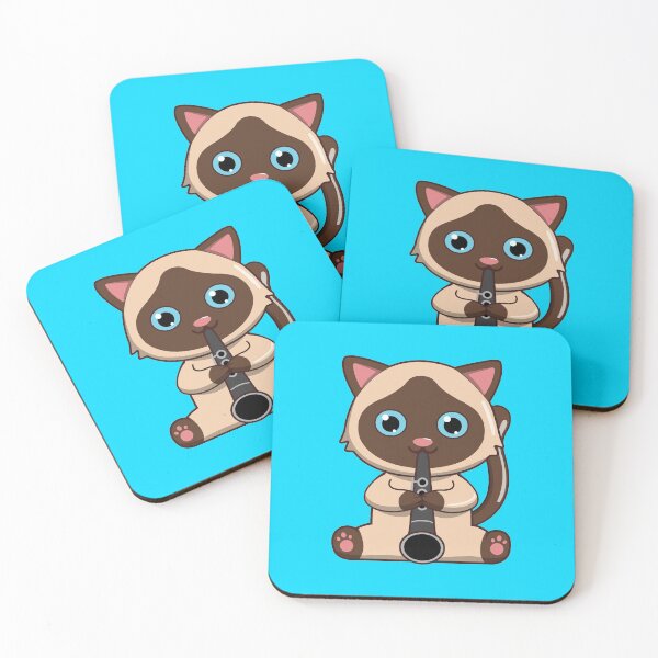 Item preview, Siamese Cat Playing The Clarinet designed and sold by Luan Huynh.