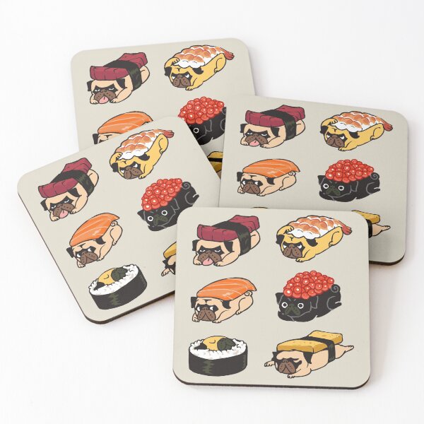 Item preview, Sushi Pug designed and sold by Huebucket.