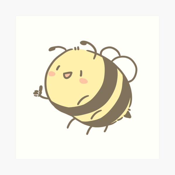 Chibi Bee Art Prints | Redbubble