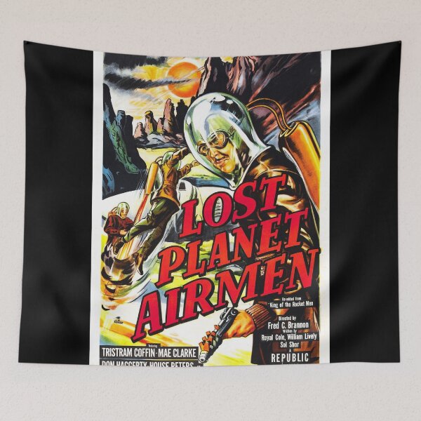 Item preview, Vintage science-fiction movie poster lost planet airmen. designed and sold by beachcamper.