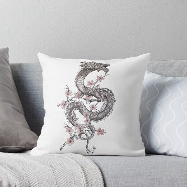 Item preview, Cherry blossom dragon designed and sold by MadTripStudio.