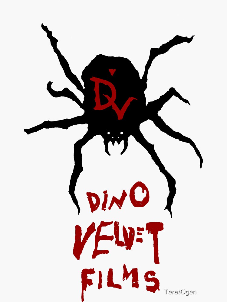 Dino Velvet Films Sticker for Sale by TeratOgen Redbubble 