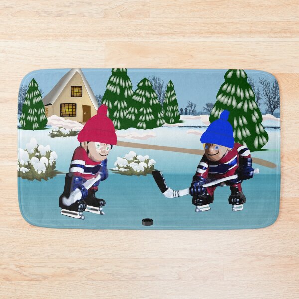 Item preview, Children playing hockey in winter designed and sold by Astralia.