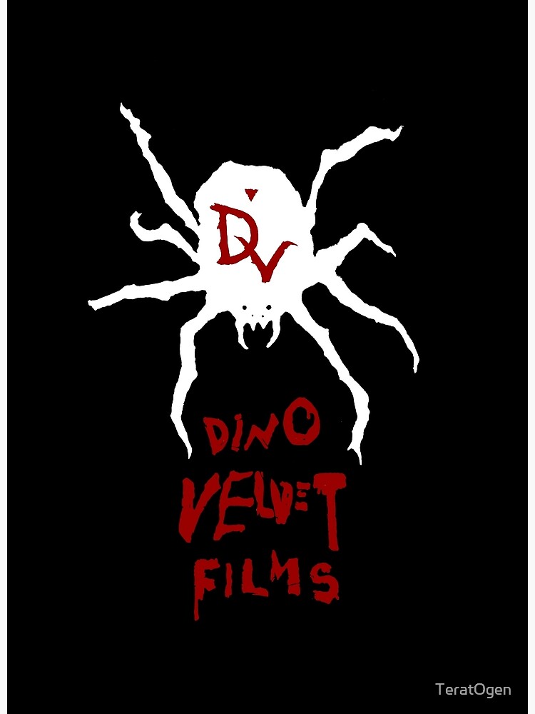 Dino Velvet Films white Poster for Sale by TeratOgen Redbubble 