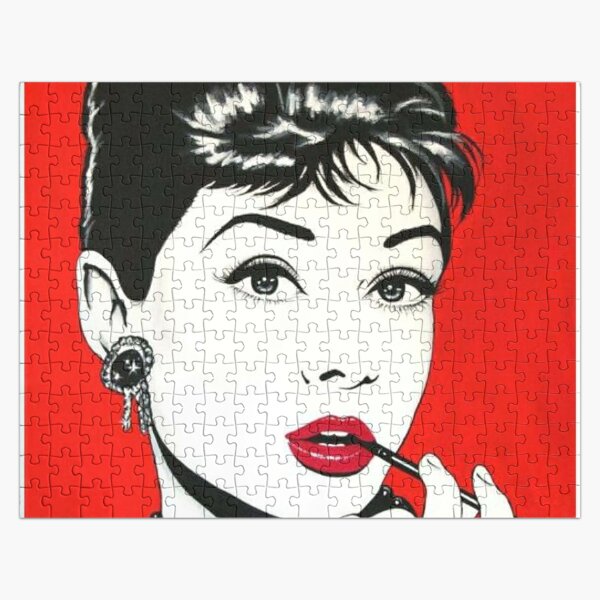 JAPJA Iconic Jigsaw Puzzles 1000 Pieces for Adults Audrey Hepburn Large Size