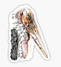 Marabou Stork Sticker