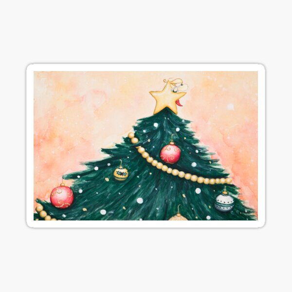From 'Flossie Catches the Christmas Star', written by Nancy Watson Sticker