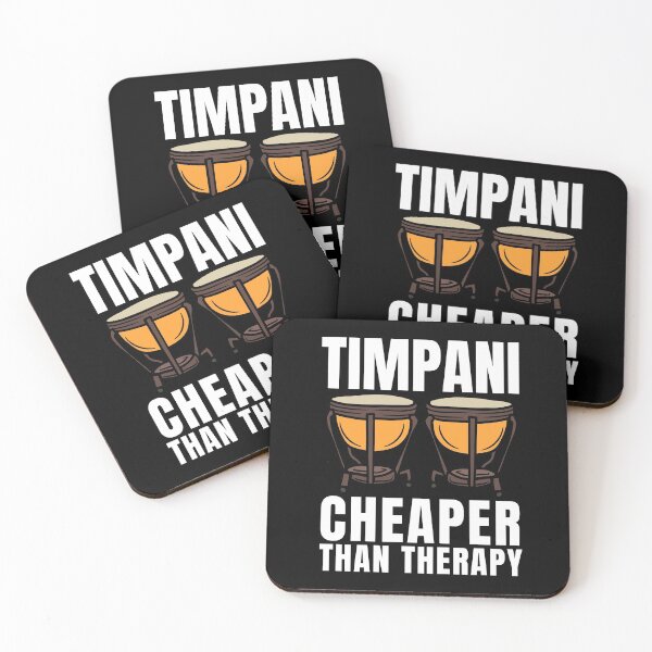 Item preview, Timpani Cheaper Than Therapy designed and sold by Crafty-Mornings.