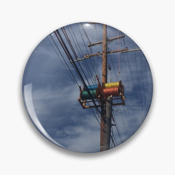 Artikelvorschau, BLUE SKY CLOUD ELEKTRISCHER POLE entworfen und verkauft von RetroPlaceee.