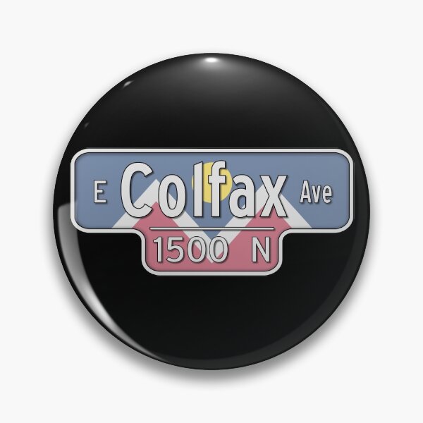 Item preview, East Colfax Ave Street Sign - City of Denver Flag designed and sold by RonTo.