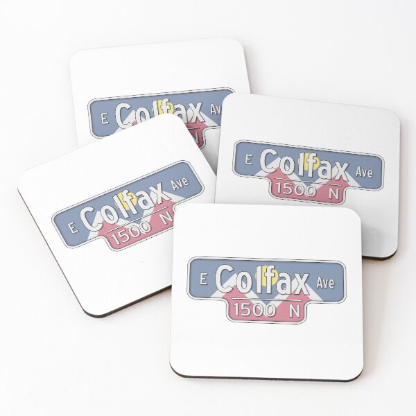Item preview, East Colfax Ave Street Sign - City of Denver Flag designed and sold by RonTo.