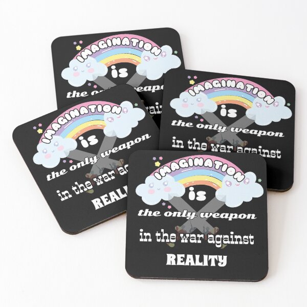 Item preview, Imagination Is The Only Weapon In The War Against Reality designed and sold by Machimtoro.