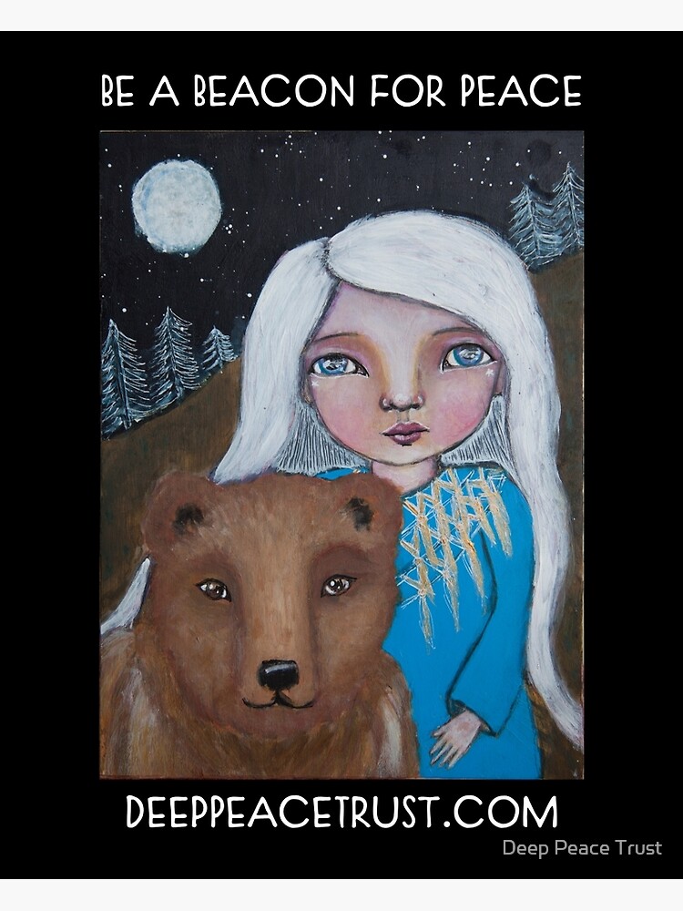Be a Beacon for Peace - Artwork by Lulu's Heart Centered Healing by Deeppeacetrust