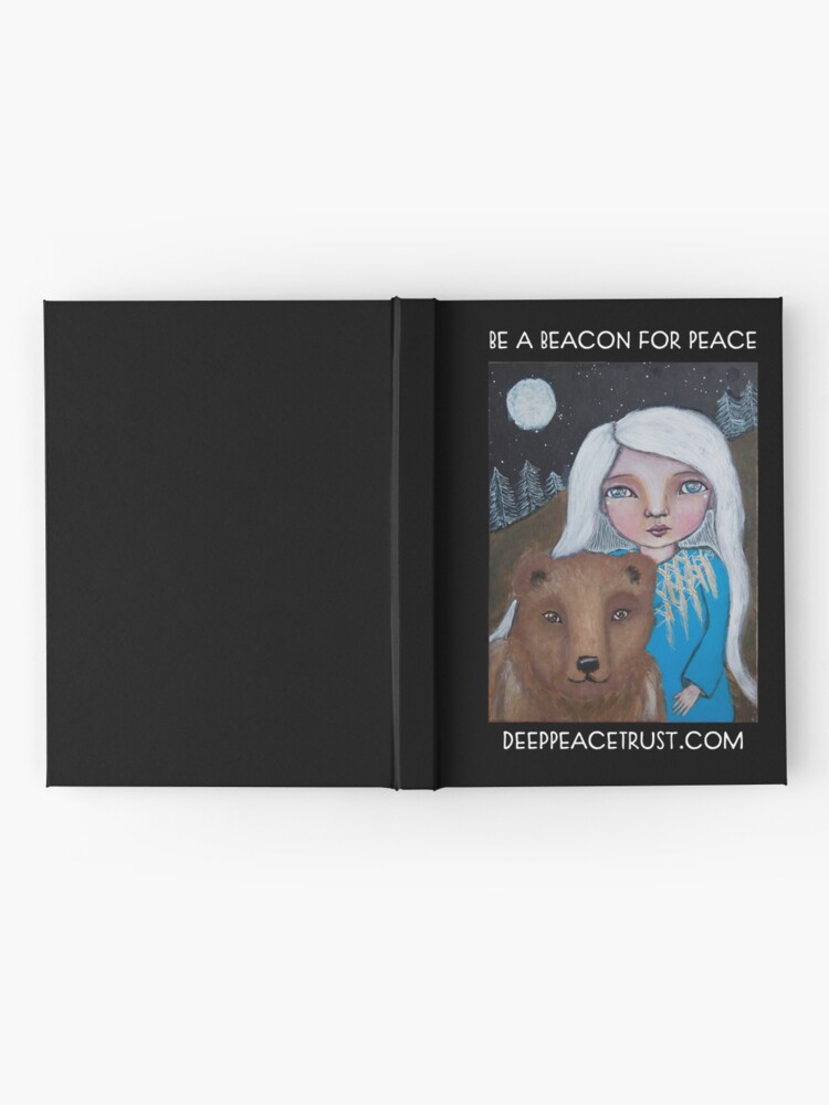 Alternate view of Be a Beacon for Peace - Artwork by Lulu's Heart Centered Healing Hardcover Journal