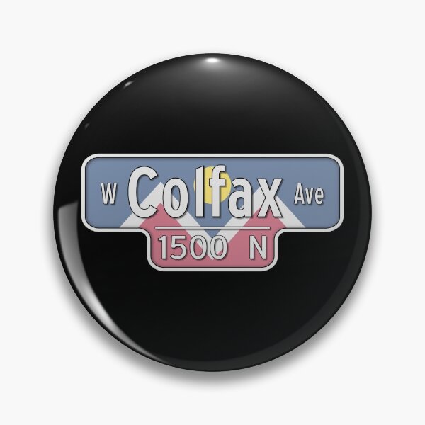 Item preview, West Colfax Ave Street Sign - City of Denver Flag designed and sold by RonTo.
