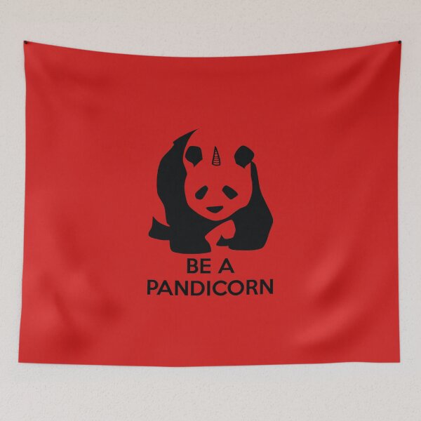 Item preview, Be A Pandicorn - Black Logo Design designed and sold by 108dragons.