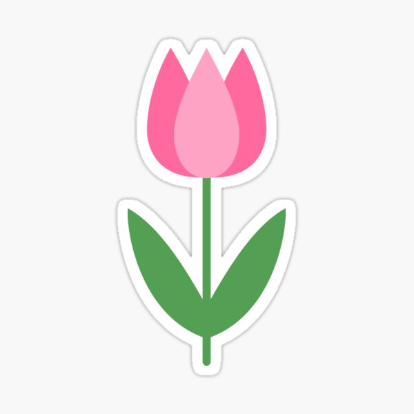 Item preview, Pink tulip sticker designed and sold by Mhea.