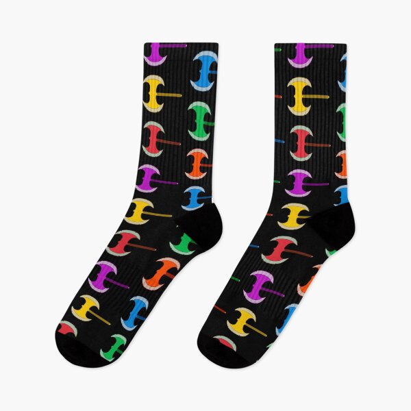 Item preview, Colorful Battleaxe Pattern designed and sold by Kangavark.