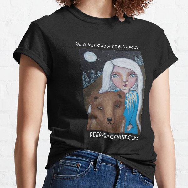 Be a Beacon for Peace - Artwork by Lulu's Heart Centered Healing Classic T-Shirt