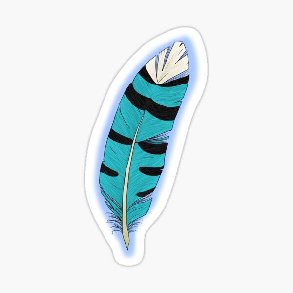 Item preview, Jay's Wing feather designed and sold by C. Johnson.