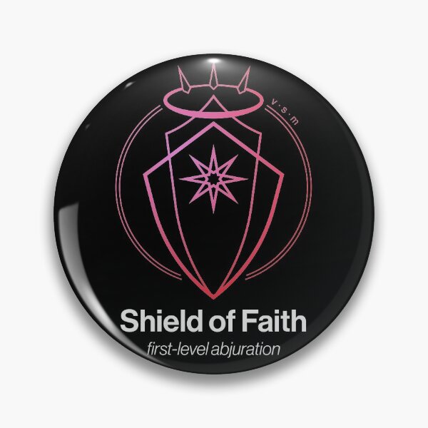 Item preview, Shield of Faith Spell Symbol designed and sold by Unspelled.