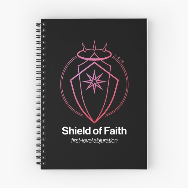 Item preview, Shield of Faith Spell Symbol designed and sold by Unspelled.