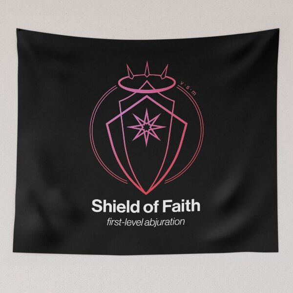 Item preview, Shield of Faith Spell Symbol designed and sold by Unspelled.