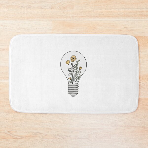 Item preview, Floral Light Bulb Sticker  designed and sold by Kaitlyn Beimel.