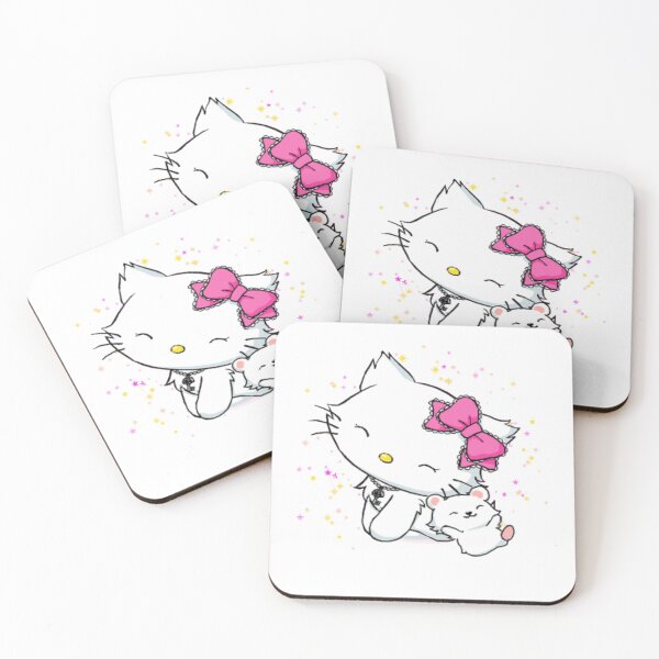 Item preview, cute white cat designed and sold by Yassmeenn.
