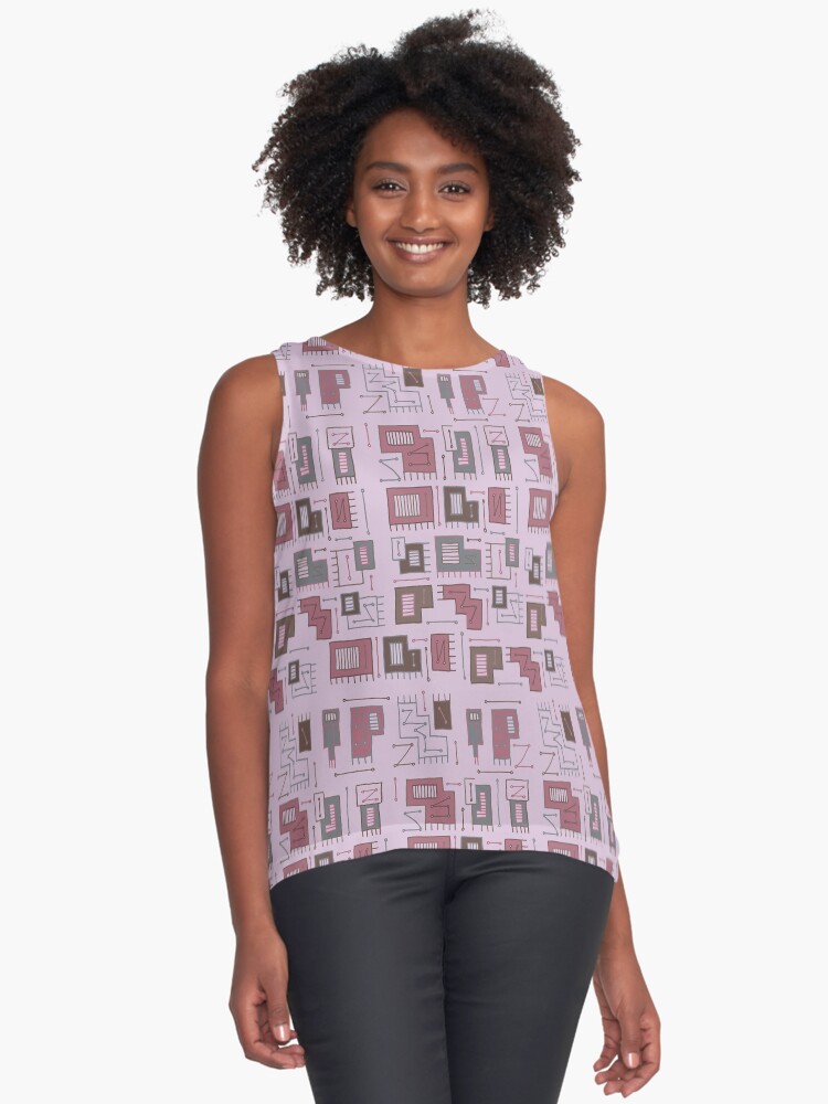 Thumbnail 1 of 6, Sleeveless Top, Prudish Computer Games designed and sold by LilyBurgess.